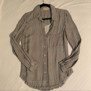 Anthro Cloth & Stone Soft Striped Buttondown